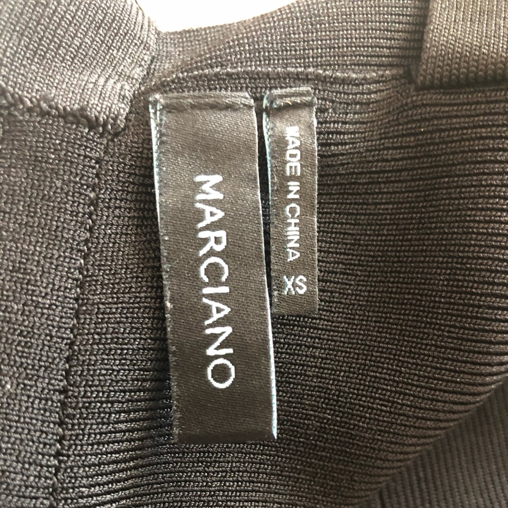 Marciano Bandage Dress Blk/maroon XS - Picture 6 of 6